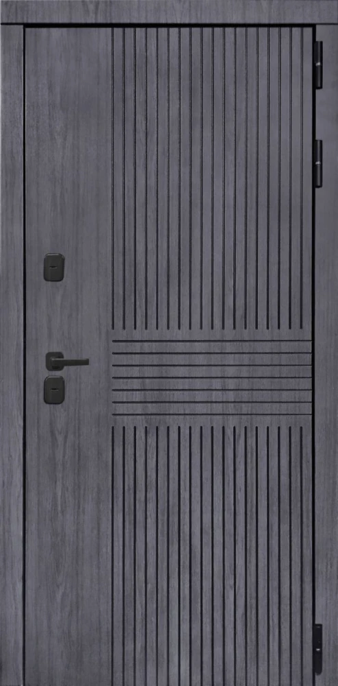 Входная дверь ДвериПРО Берген ФЛ-790 Веллуто гриджио DPRO228056 внешняя сторона